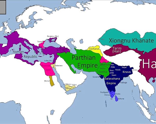 История мира на карте