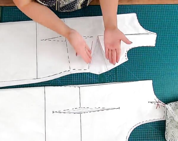 Элегантное и нарядное платье своими руками Очень простой крой шикарного платья из кружева