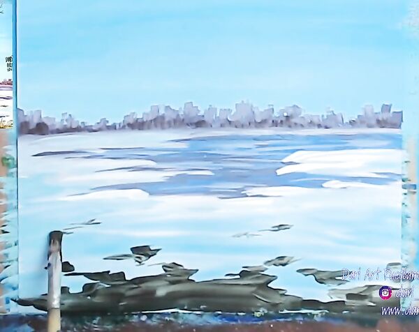 Как нарисовать раннюю весну Подробный урок по гуаши