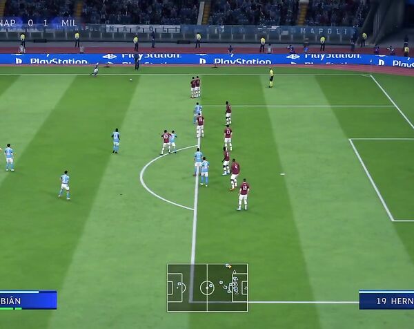 VFC Кубок Легенд 2020 Стыковой матч за выход в финал шести Наполи - Милан [Первый раунд, первый матч]